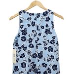Eliza J NWT  Mini Dress Size 4 Lace Trim Floral Blue & White Coastal Shift NEW Photo 8