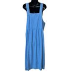 Vintage Two Twenty Cat Embroidered Denim Jumper Dress Blue Size undefined Photo 8