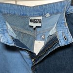 The Ragged Priest NWT  Quarter Panel Frayed Mom Colorblock Jeans Size 28 Photo 6