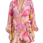 Rococo Sand Leona Floral Wrap Dress Pink Size XXS Photo 0