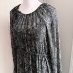 Likely  x Revolve Hanner Long Sleeve Floral Gray Dress Size 8 / Medium Boho Party Photo 2