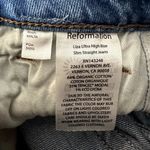 Reformation Liza Ultra High Rise Slim Straight Jeans in Malta Photo 7