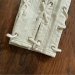 BY ZENDAYA écru lace up pants / sweatpants, size L, NWOT Size L Photo 10