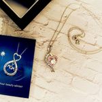 I Love You To The Moon & Back Sterling Necklace Silver Photo 1