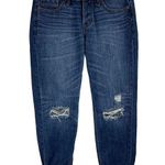 Abercrombie & Fitch Abercrombie Distressed Boyfriend Mom Jean Photo 0