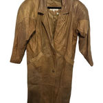 Women's Leather Trench Coat Laurice Vintage 80 Photo 0