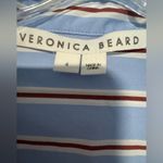 Veronica Beard  Afton Striped Wrap Shirtdress in Aero Blue 4 Photo 6