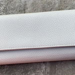 Stone pleather full length wallet Gray Photo 0