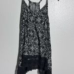 Mossimo Supply Co Women Sleeveless Black Print Tank Top size XS. Photo 1