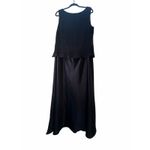 Navy Sparkle and Satin Gown Photo 10