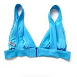 Aerie  Womens‎ S Bikini Swim Top Triangle Blue Cloud Flowers Beach Summer Photo 1