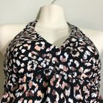Isabel Maternity NWOT Cheetah Leopard Print Halter Swimsuit New One Piece Swim Photo 3