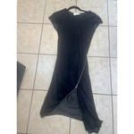 ALC Frank ALC indie Sleeze Goth Knit Zipper Shirt Dress 2010 boho spring formal evening Photo 1