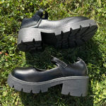 NWOB Platform Mary Janes Black Size 9 Photo 0