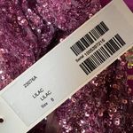 Jovani  Lilac Sequin One Shoulder Prom Pageant Gown 23076 Size 8 NWT Photo 4