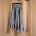 Source Unknown Women’s Long Denim Ruffle Skirt Photo 2