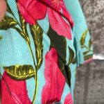 Guess Katalina Ruched Knee Length Pencil Skirt Floral Silky Summer Vacation Slim Photo 9