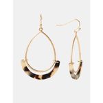 Banana Republic  Tortoise Swing Teardrop Earrings NEW Photo 3