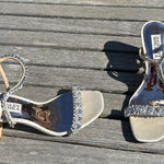 Badgley Mischka  Marilee Heels in‎ champagne size 5.5 Photo 0