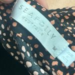 Seafolly Standard Printed Sleeveless Cami Cover Up Tank Top Safari Spot Black Photo 7