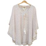 Z & L Europe Cheetah Print Tassel Boho Cover Up Top S M L XL One Size Gray Size undefined Photo 0