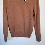 J.Crew  100% Cotton Brown Crew Neck Sweater Womens XS Classic Fall Pullover Photo 5