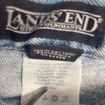 LANDS’ END Women’s High Rise “Mom Style” Jeans‎ Size 12 Inseam 27 Blue Photo 2