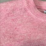 ZARA  Oversized Crewneck Sweater Pink Size Medium Photo 5