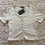 Pretty Little Thing NWT  Baby Pink Short Sleeve Crop Top Size 12 Photo 0