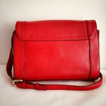 MCM Authentic Red Leather Shoulder crossbody Bag – Made in Korea Photo 3