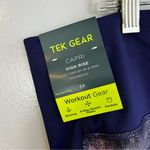 Tek Gear NWT  Purple Tie Dye Capri High Rise Workout Cropped Leggings Size 3X Photo 6