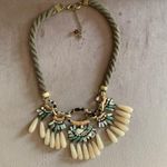 Anthropologie  rope beaded claps necklace Photo 0