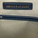 G.I.L.I Got it Love It Navy Blue Leather Large Bucket Handbag NWOT Photo 9