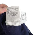 Ulla Popken Blue Linen Blend Floral Embroidered Elastic Waist A Line Skirt Size undefined Photo 7