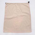 Organic Cotton Dust Cover Bag Purse Shoe Cover Travel Storage Natural‎ Color Photo 0