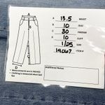 Garage  Denim Wide Leg Jeans Womens 1/25 Street Clean Girl Urban Chic Go See Photo 10