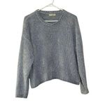 LA Hearts Heathered Cropped Boxy Crewneck Sweater Soft Knit Casual Pullover M Photo 0