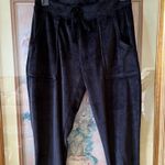 house of harlow nicole richie velvet velour black pants joggers size XS DR Photo 2