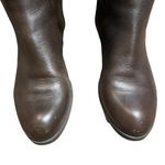 Audrey Brooke Audrey Brooke Women's Brown Leather Knee High Riding "Tony" Boots Size 7 Photo 2