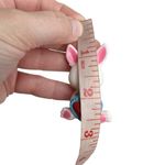 White Easter Bunny I Love You Dangle Pierced Earrings Photo 13