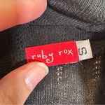 Vintage Ruby Rod Black Knit Cowl Neck Sweater Dress Womens S Mini Fall Casual Photo 6