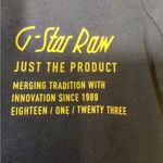 G-Star Women's Dark Blue Tee with Yellow Accents - Size XS - NWT Photo 7