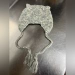Charming Charlie  Gray Owl Beanie - One Size - EUC Photo 1