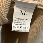 Tan sweater vest button down NWOT cute with a lace tee sold separately Size XL Photo 5