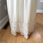 Vintage 70s Ivory Cream Montgomery Ward Wedding Prom Dress Lace Cardigan Sz 5/6 Photo 14