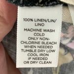 Lou & grey | XS | 100% Linen Floral Pattern 3/4 Puff Sleeve Crop Blouse Top Photo 7