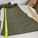 Max Studio NWT  Women's Cropped Wide Leg Trousers XS Pull-on linen blend olive Photo 10