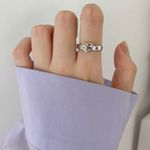 Belt Heart ring belt ring Silver Photo 0