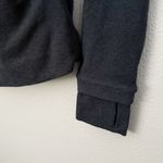 Lululemon ATHLETICA | Sway Cowl Neck Zip Up Jacket Charcoal Grey/Black | Size 4 Photo 7