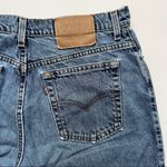Levi's 551 Relaxed Fit Tapered Leg Denim Blue Jeans 90s Vintage 16 Long Photo 9